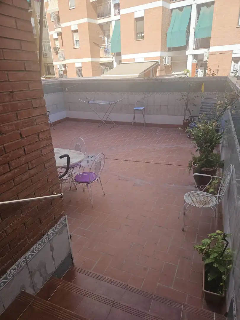Terrace of Flat for sale in Badalona  with Heating, Terrace and Balcony
