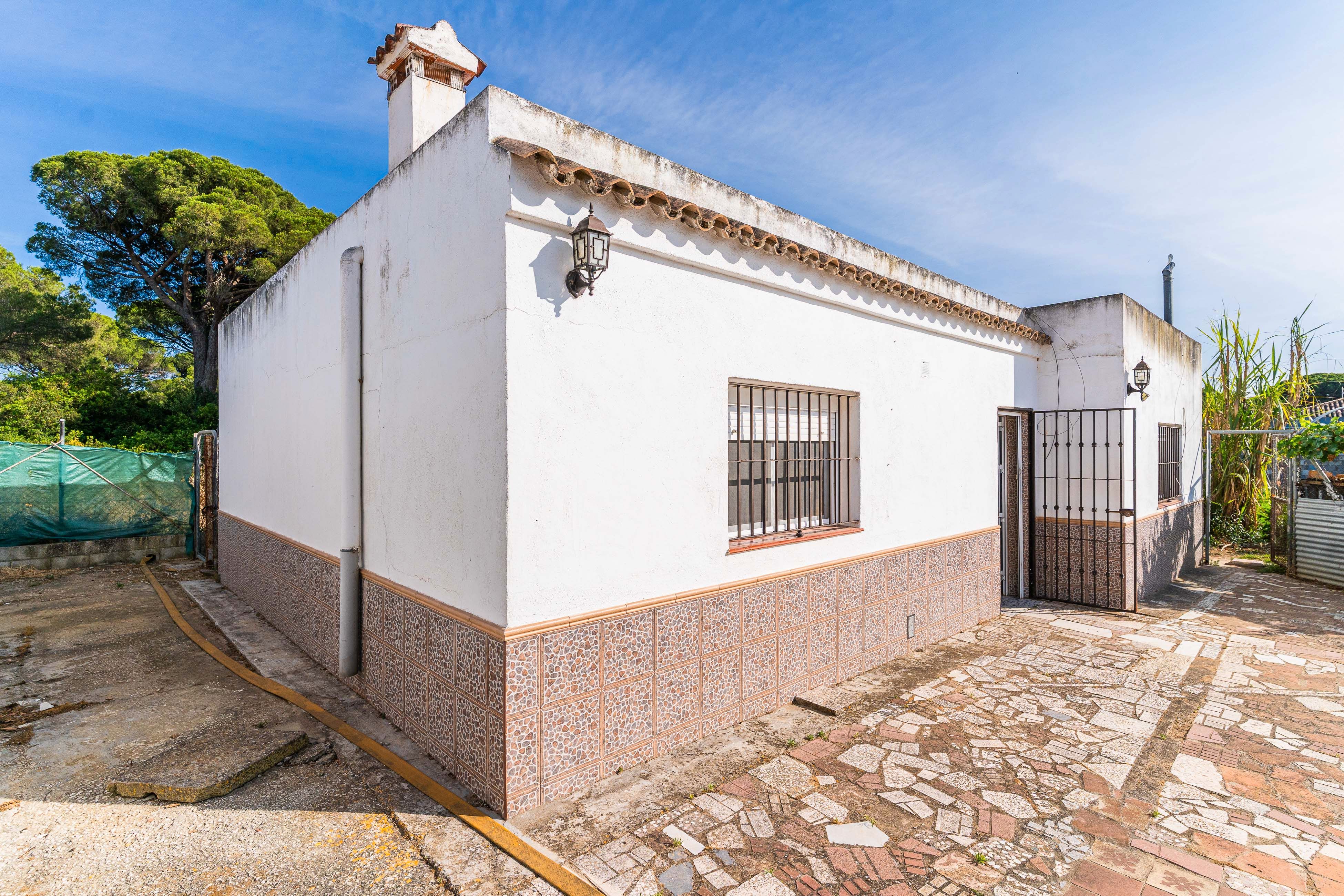 Exterior view of Country house for sale in Chiclana de la Frontera  with Private garden