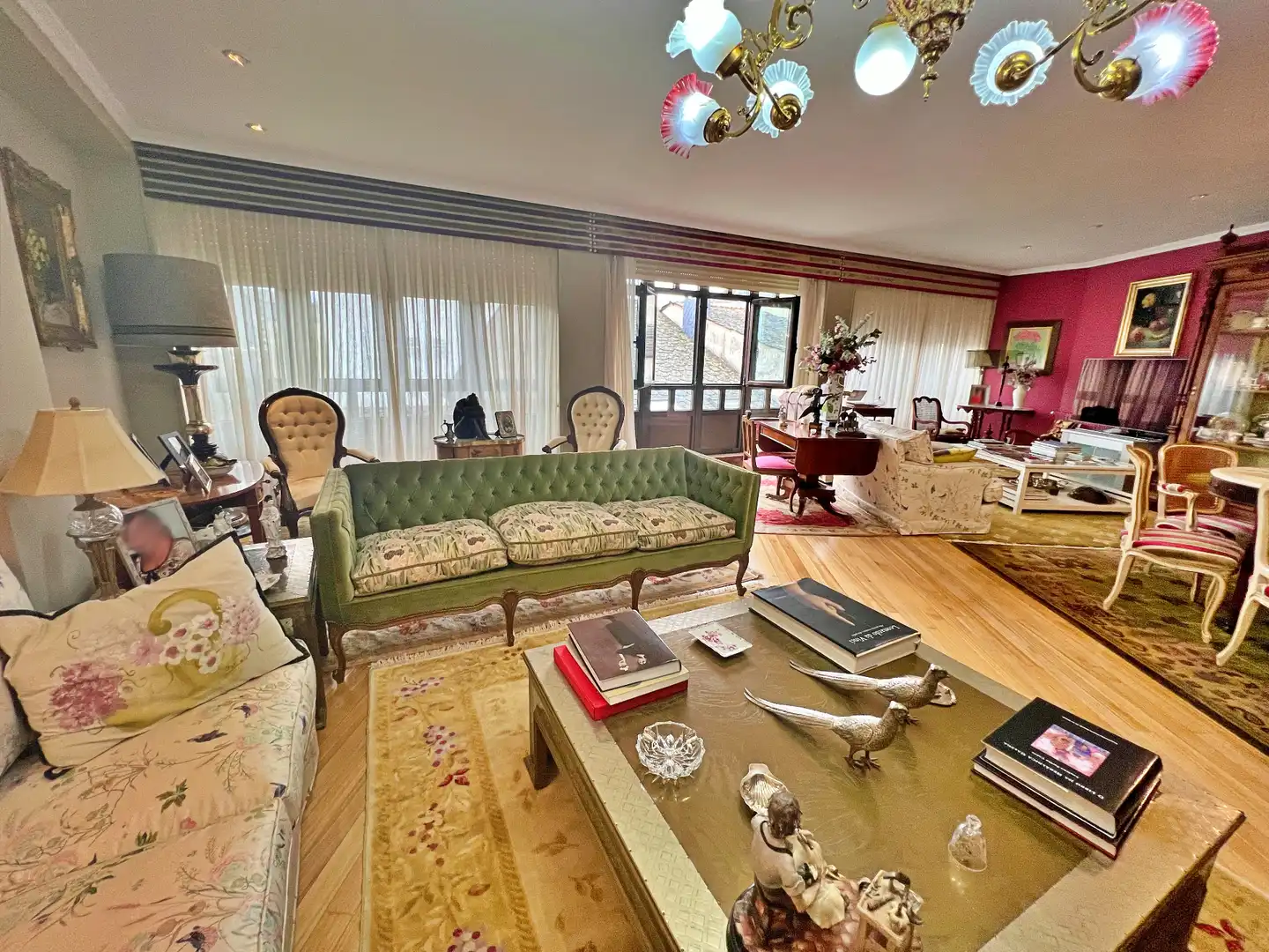 Wohnzimmer von Wohnung zum Verkauf in Lugo mit Heizung, Parkett und Möbliert