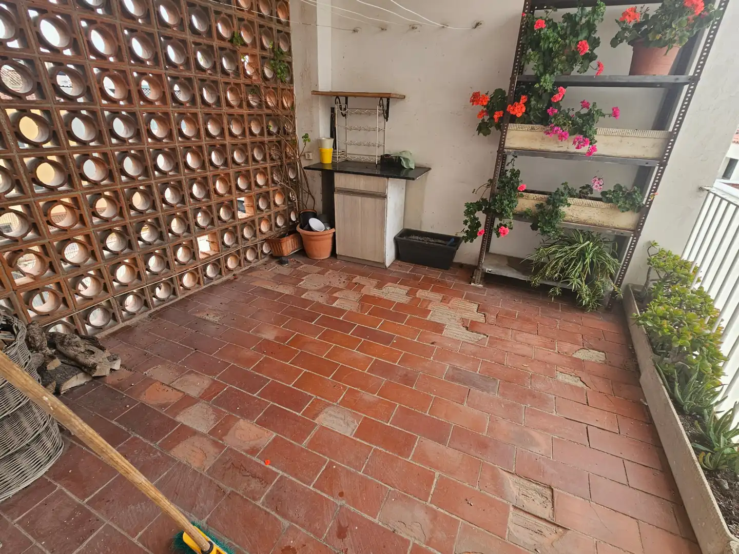 Terrace of Flat for sale in Sabadell  with Heating, Parquet flooring and Terrace