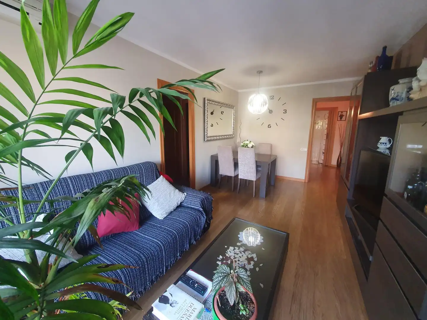 Living room of Flat for rent in Mollet del Vallès  with Air Conditioner, Heating and Parquet flooring
