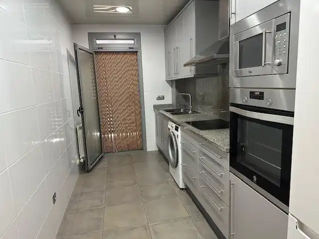 Kitchen of Flat for sale in Badalona  with Air Conditioner, Heating and Parquet flooring