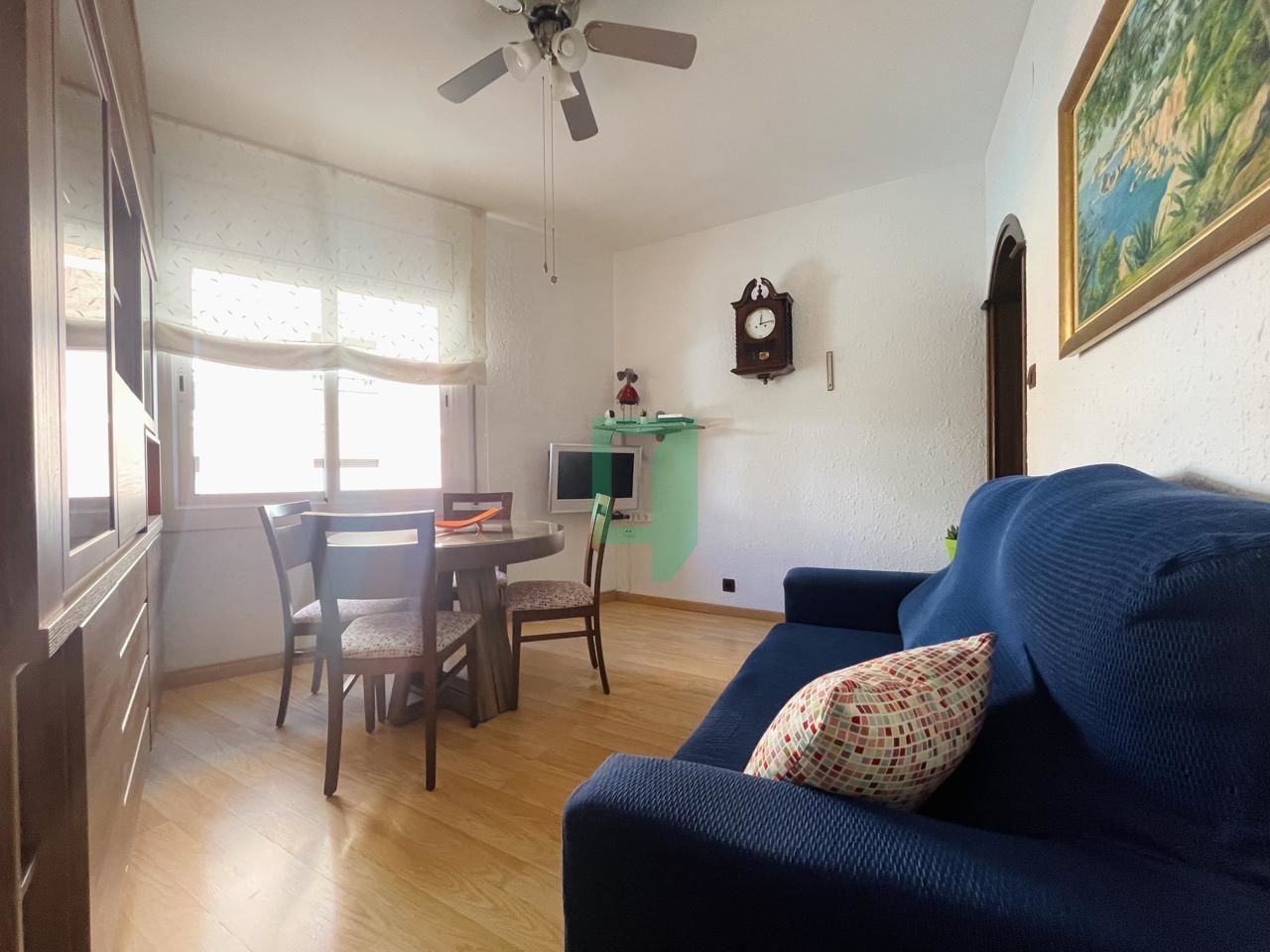 Living room of Flat for sale in Badalona  with Parquet flooring