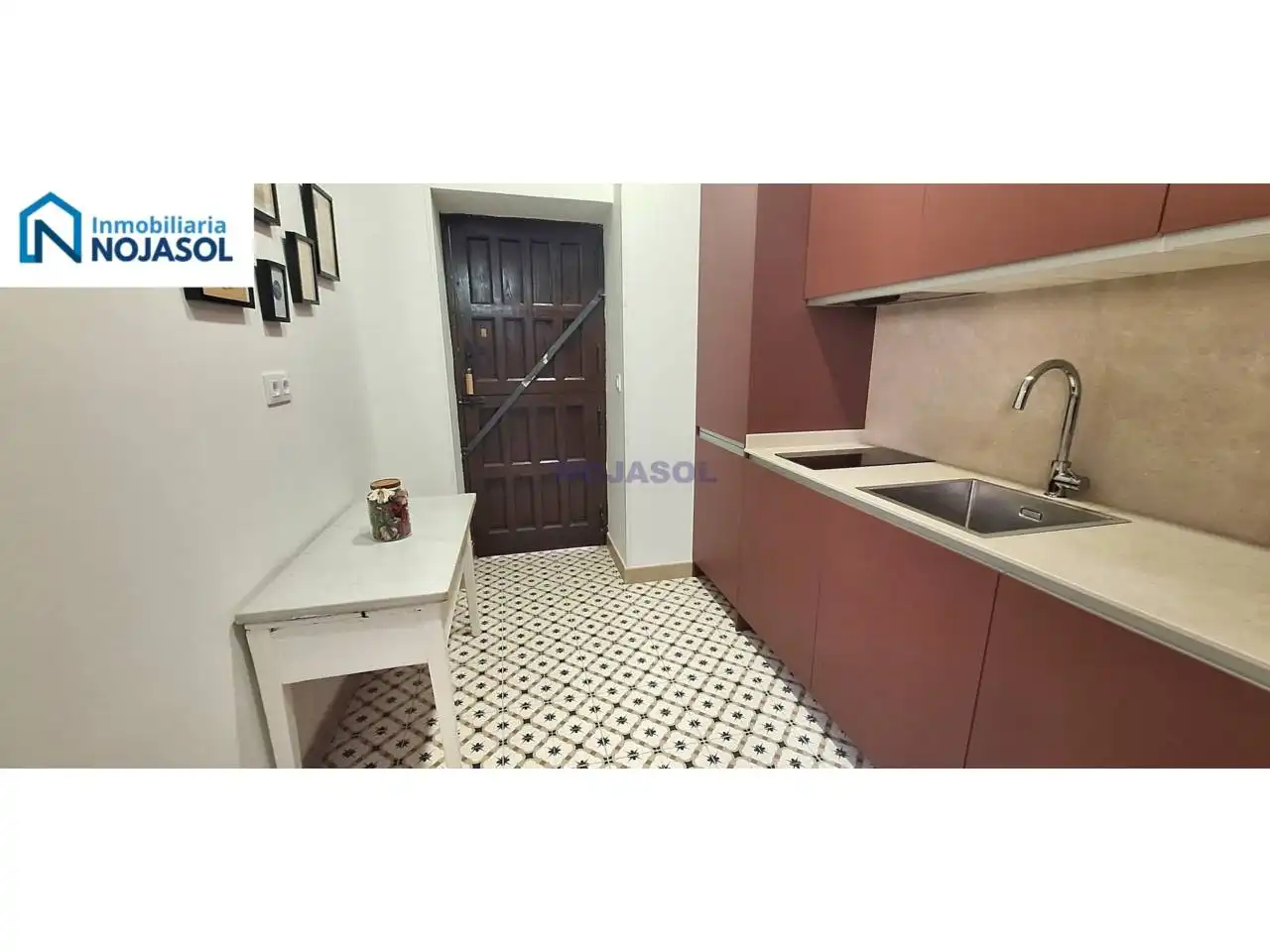 Cocina de Apartamento de alquiler en Solórzano con Calefacción y Terraza
