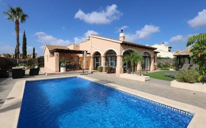 Vista exterior de Casa o xalet en venda en Fuente Álamo de Murcia amb Aire condicionat i Piscina