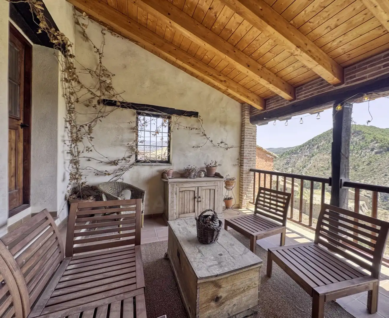 Terrace of Country homes for sale in Rubielos de Mora  with Heating and Terrace