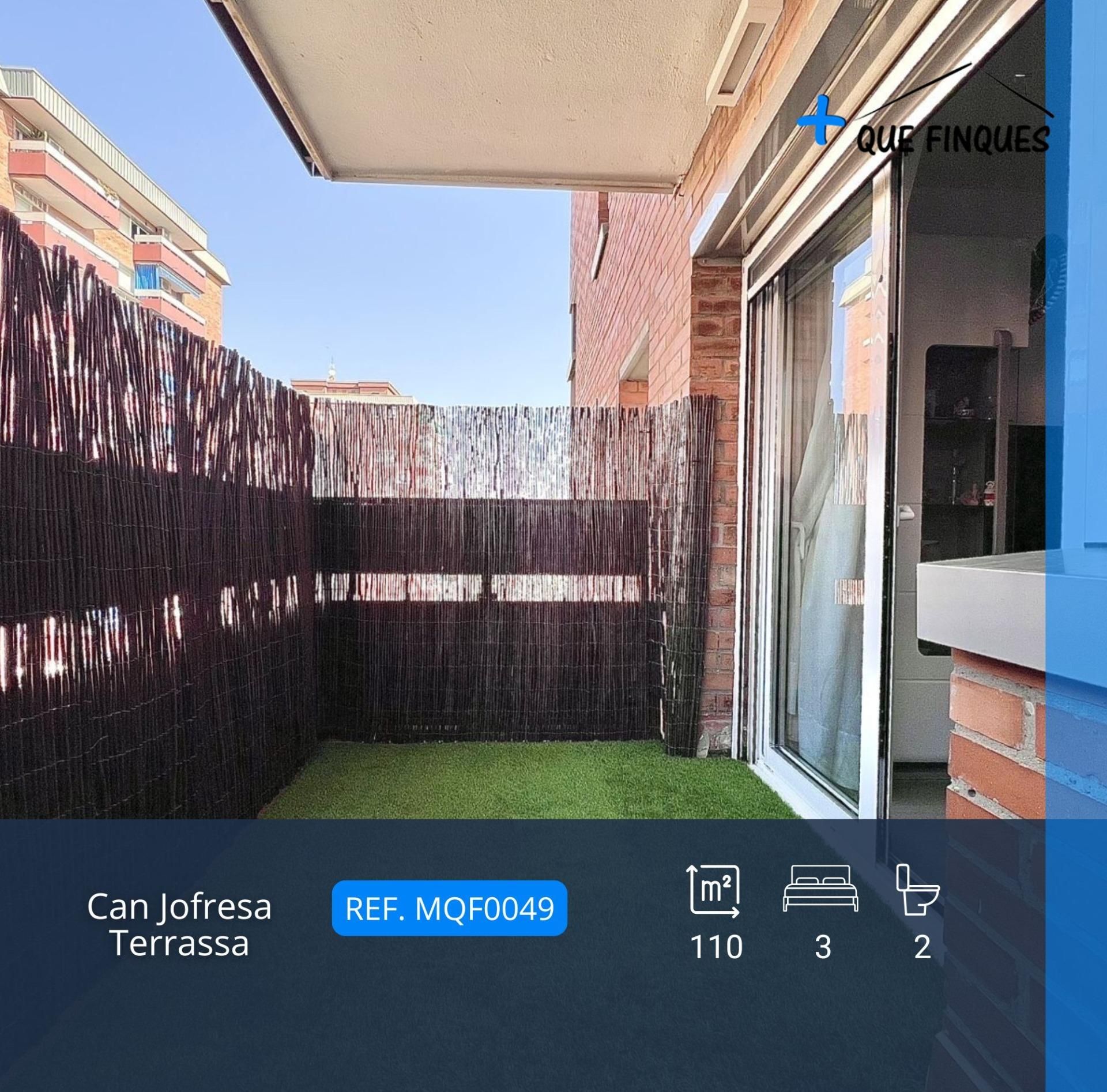Balcony of Flat for sale in Terrassa  with Air Conditioner, Heating and Parquet flooring