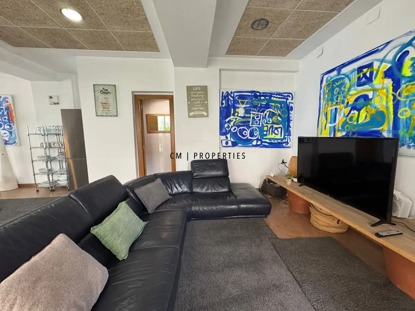Sala d'estar de Casa adosada en venda en Valencia amb Aire condicionat, Terrassa i Traster