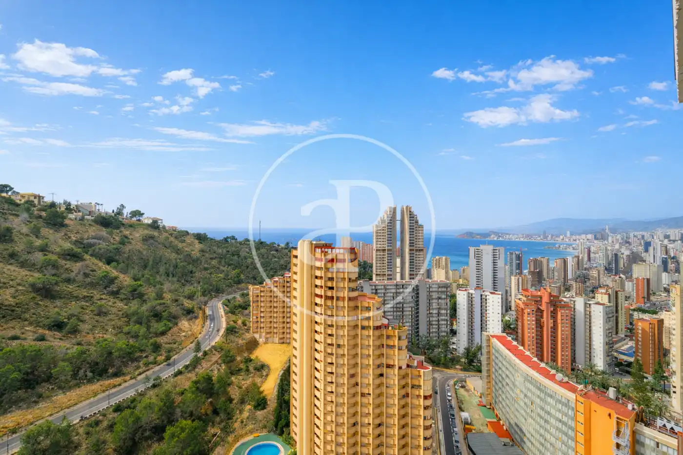 Exterior view of Flat for sale in Benidorm  with Air Conditioner, Heating and Private garden