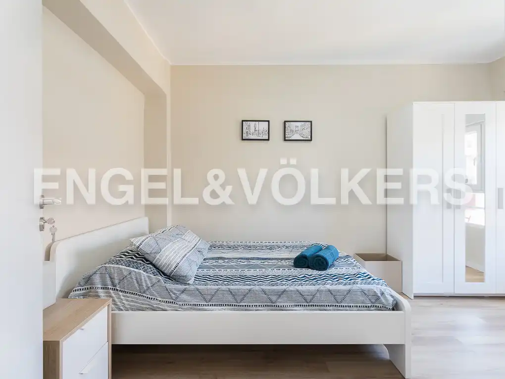 Bedroom of Flat for rent in Valencia  with Air Conditioner, Heating and Parquet flooring