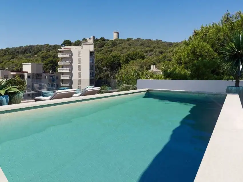 Swimming pool of Apartments for sale in  Palma de Mallorca  with Air Conditioner, Heating and Terrace