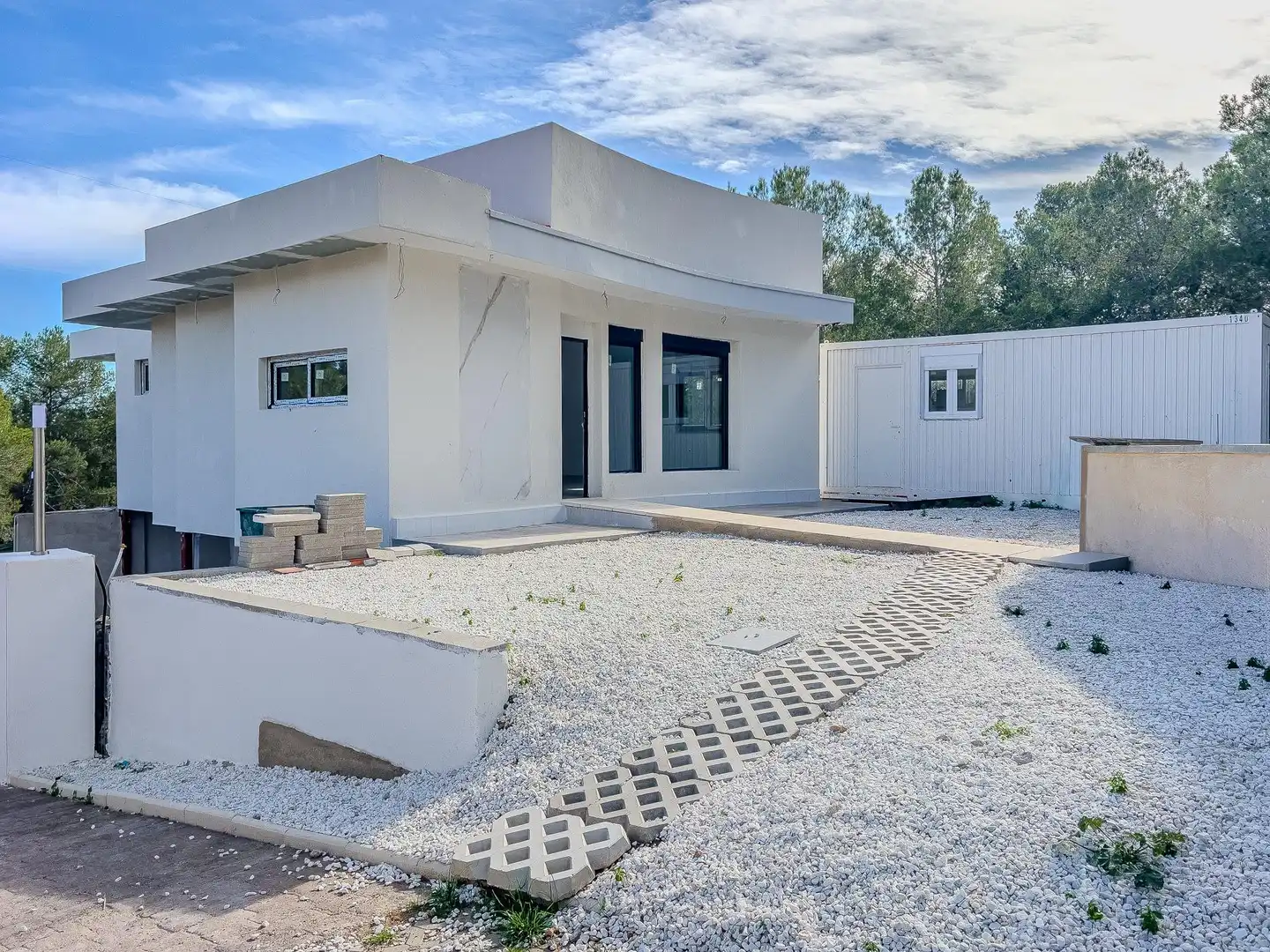 Vista exterior de Casa o chalet en venta en Canyelles con Calefacción, Jardín privado y Piscina