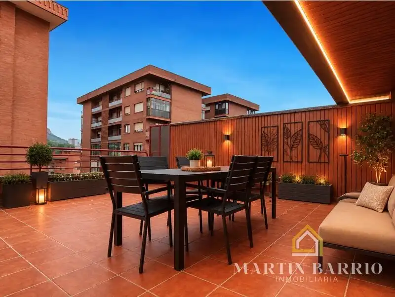 Terrasse von Wohnung zum Verkauf in Bilbao  mit Klimaanlage, Heizung und Terrasse