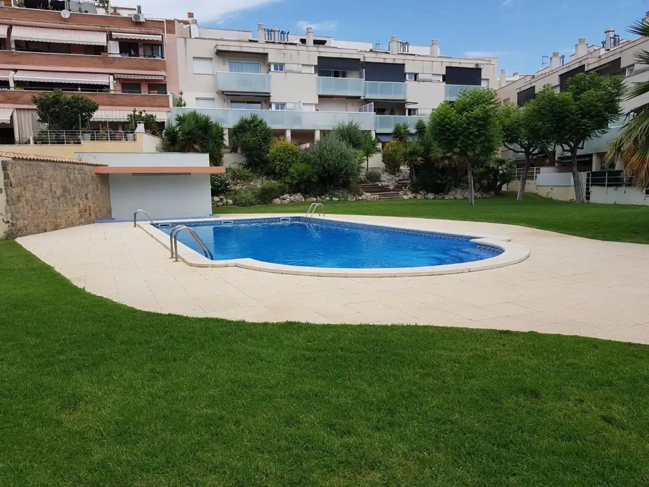 Swimming pool of Flat for sale in Santa Maria - L'Eixample - Sud Sumella