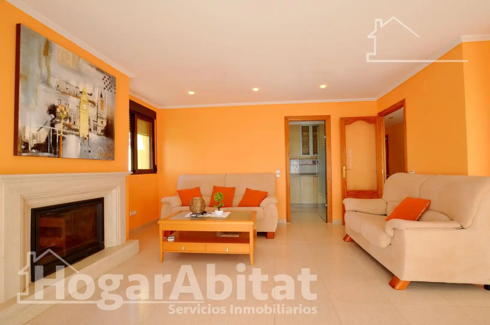 Sala d'estar de Àtic en venda en Tavernes de la Valldigna amb Terrassa, Traster i Moblat