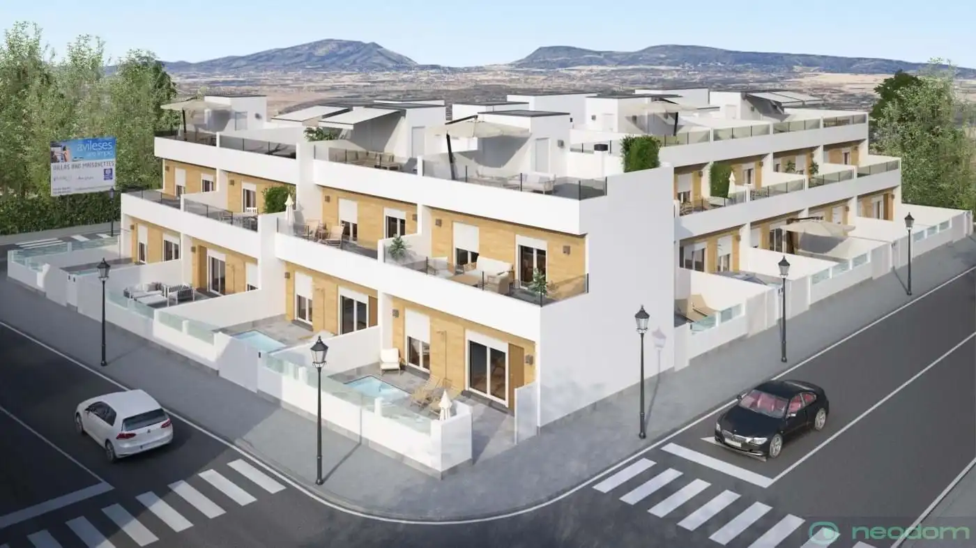 Adossat amb piscina en venda a Campo de Murcia