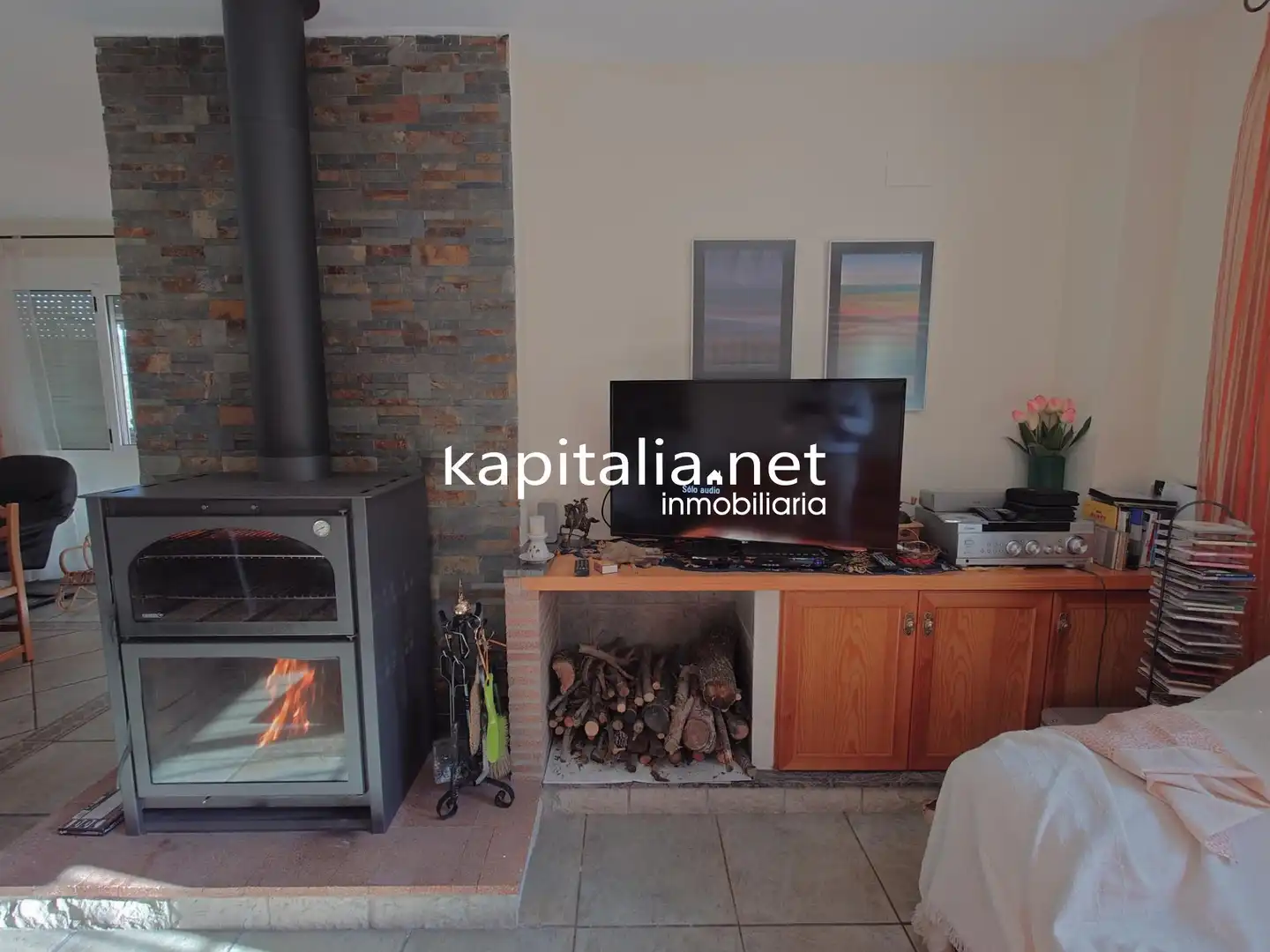 Living room of Houses for sale in Bocairent  with Heating, Terrace and Storage room