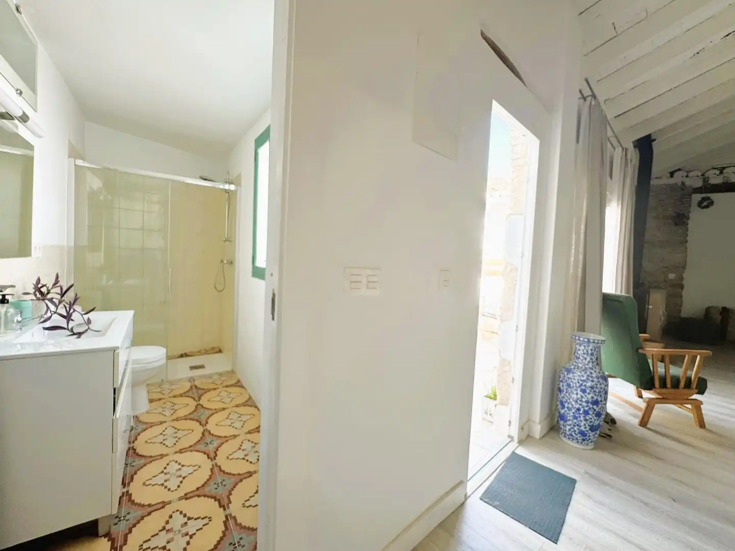 Bathroom of Country homes for sale in Dénia  with Air Conditioner, Parquet flooring and Terrace
