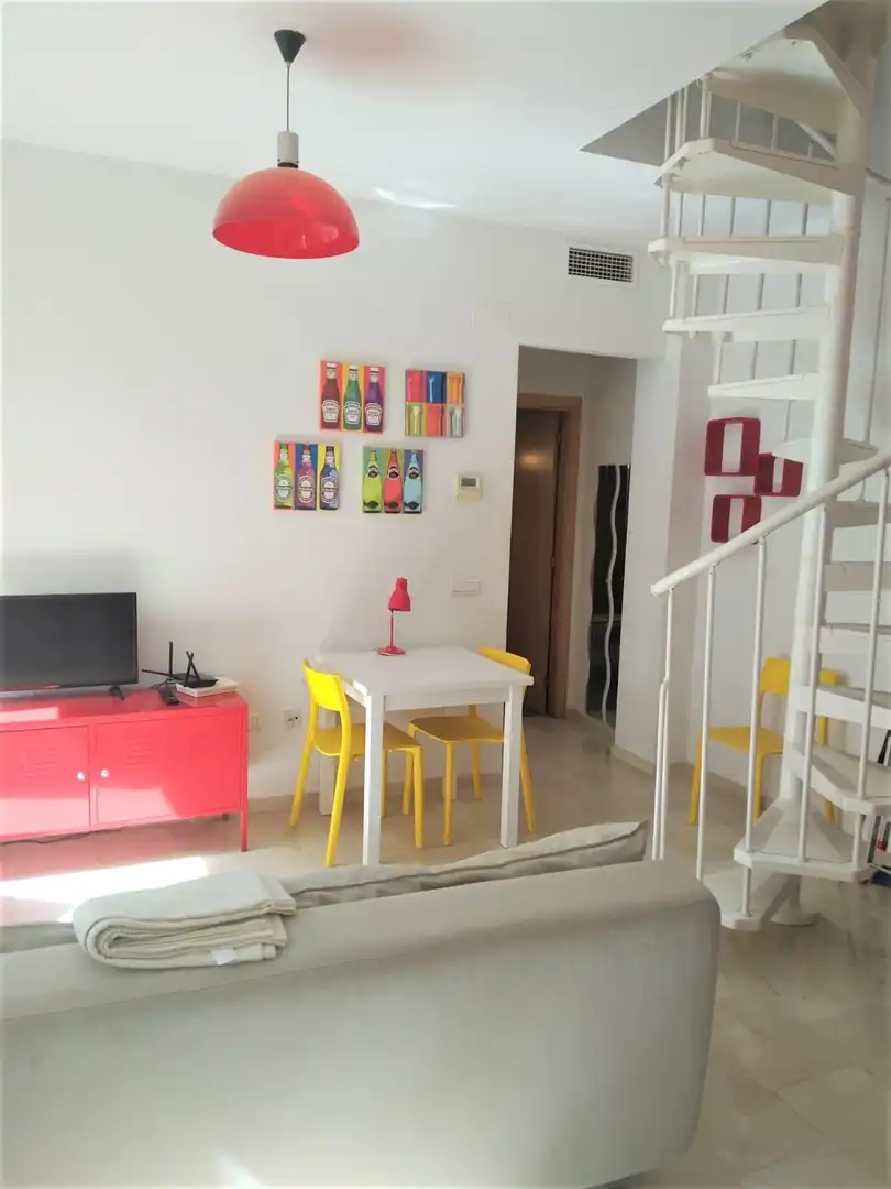 Dining room of Attic for sale in Málaga  with Air Conditioner, Terrace and Furnished