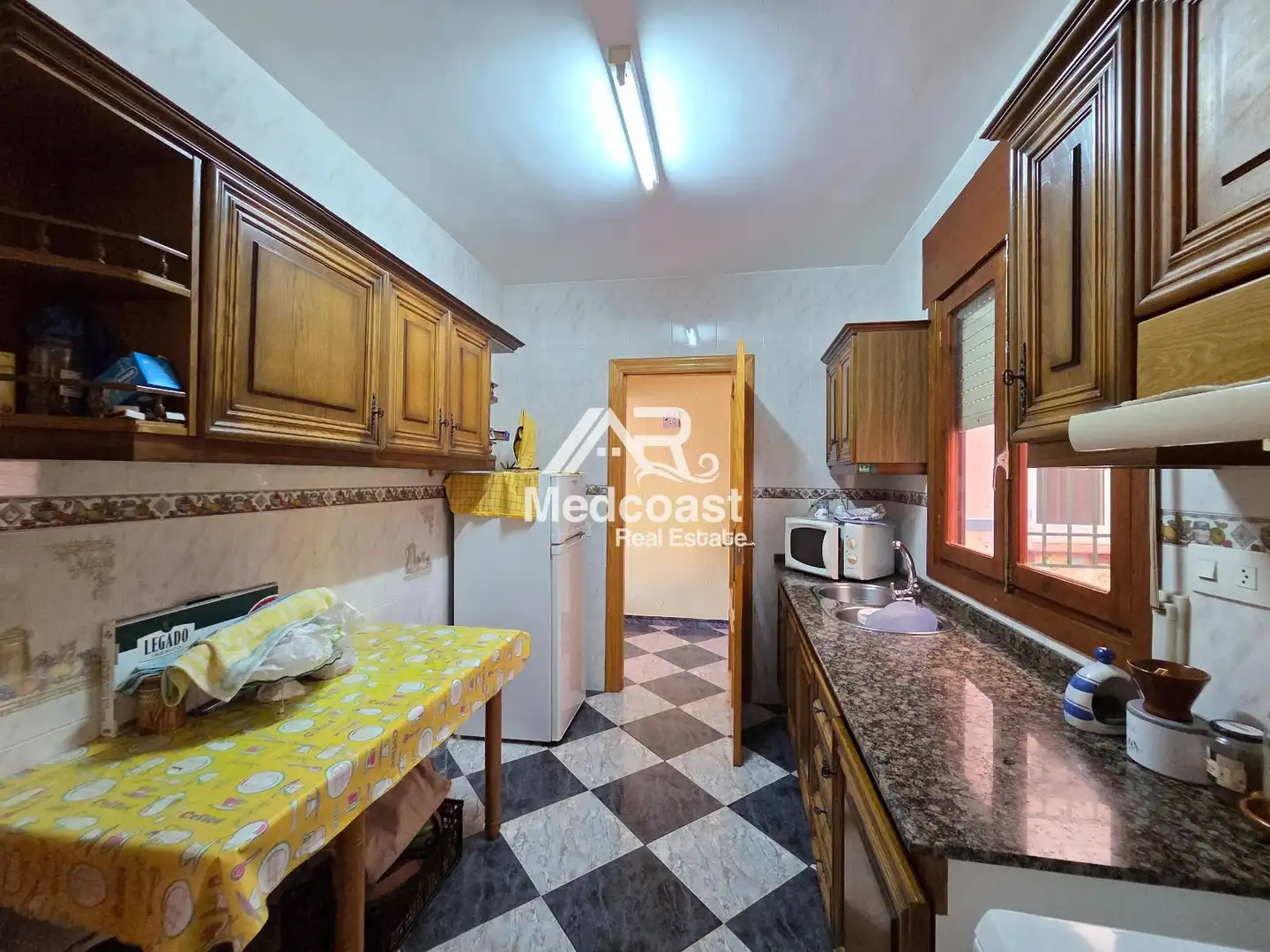 Kitchen of Flat for sale in Garrucha  with Air Conditioner, Terrace and Furnished