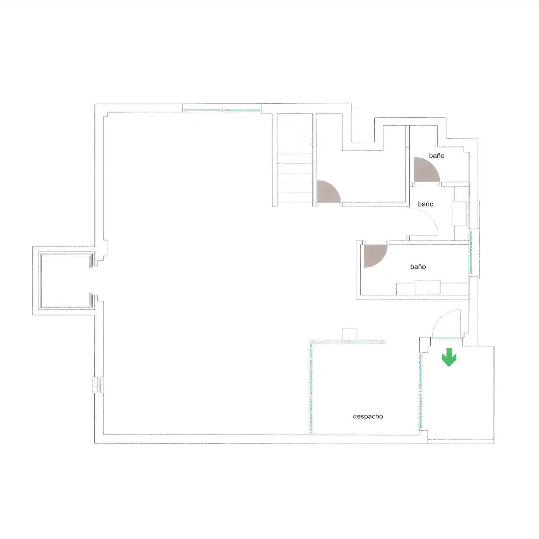 Office for rent in Madrid  with Air Conditioner