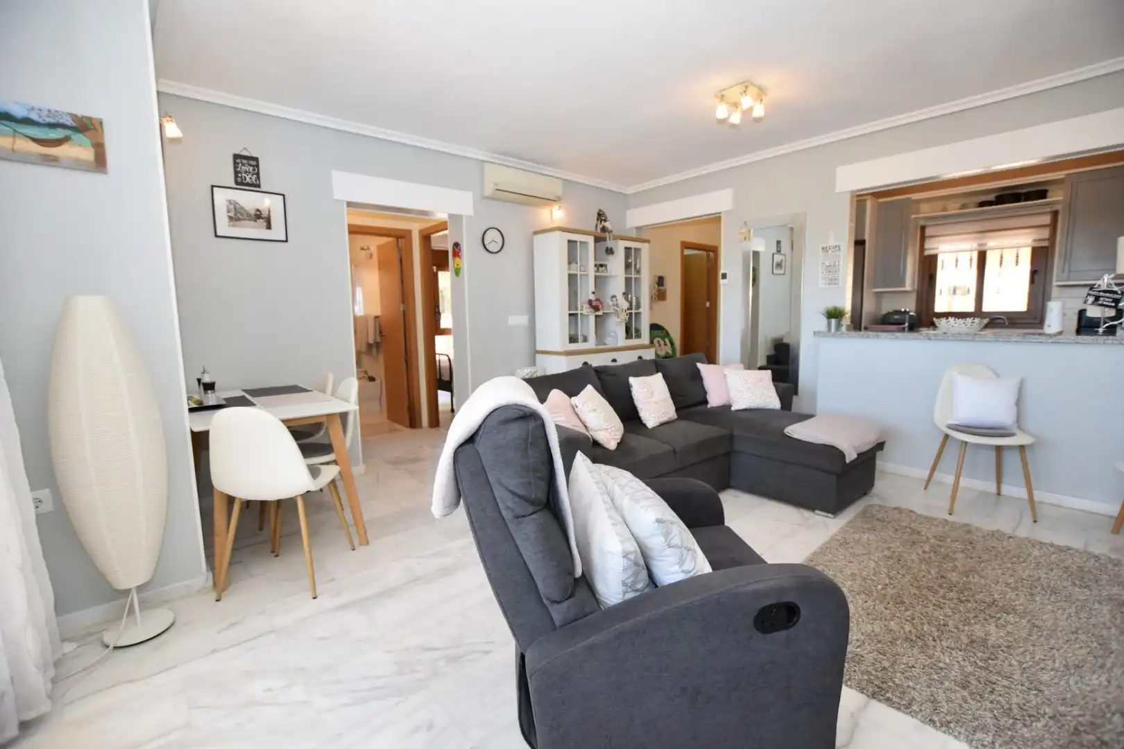 Sala de estar de Apartamento en venta en Algorfa con Aire acondicionado, Calefacción y Jardín privado