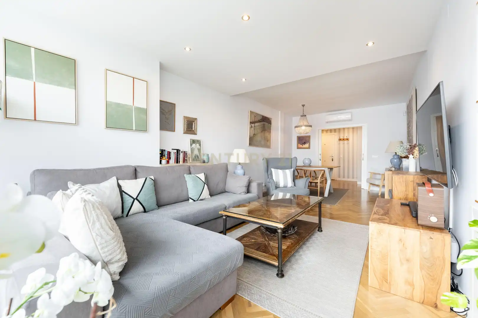 Sala d'estar de Apartament en venda en Madrid amb Aire condicionat, Traster i Forn
