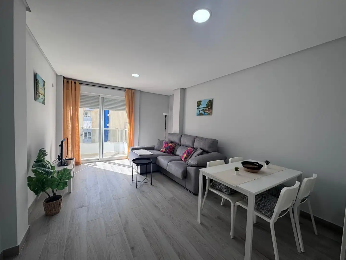Wohnzimmer von Wohnung zur Miete in Jerez de la Frontera mit Terrasse und Möbliert