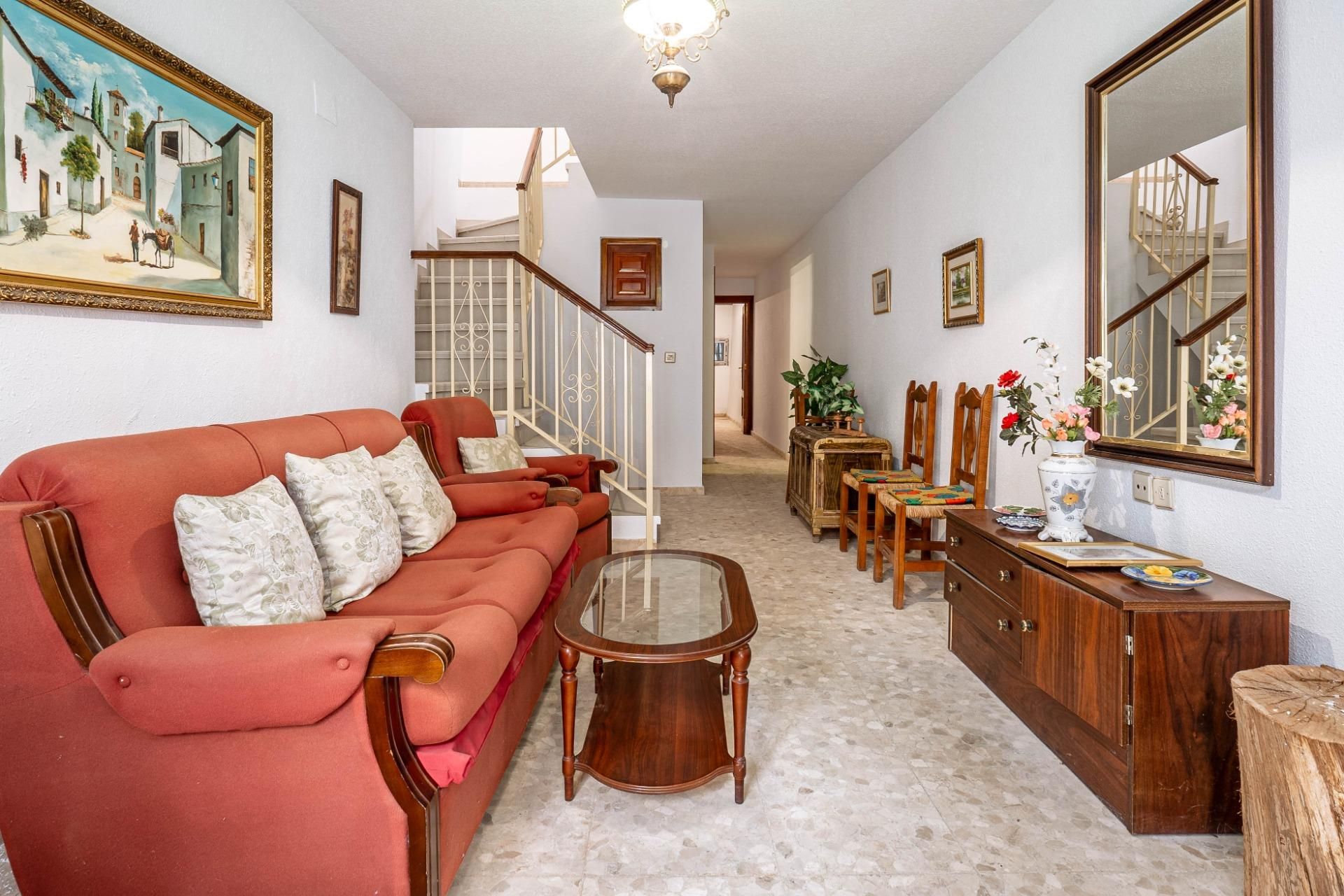 Sala d'estar de Casa o xalet en venda en La Taha amb Traster