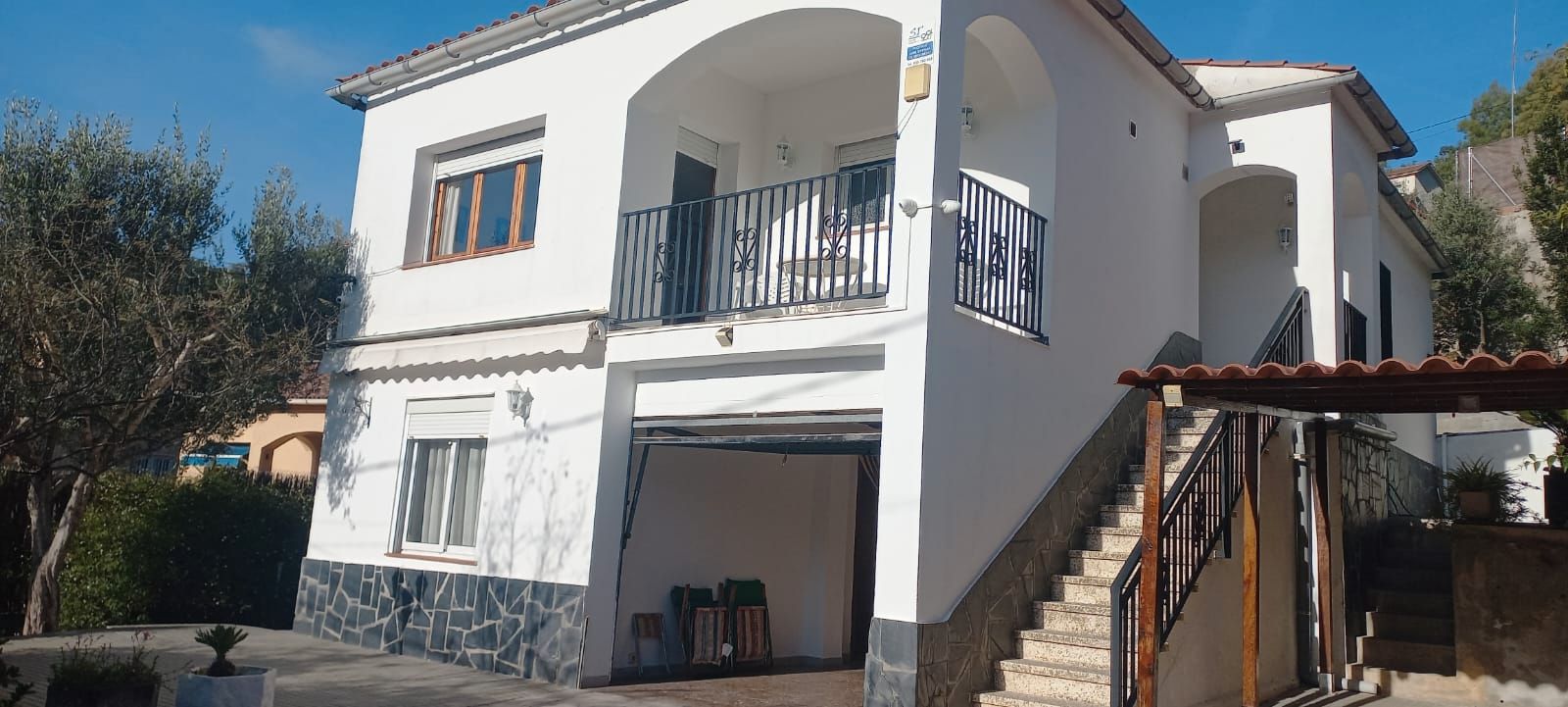 Exterior view of House or chalet for sale in Cervelló  with Heating, Private garden and Terrace