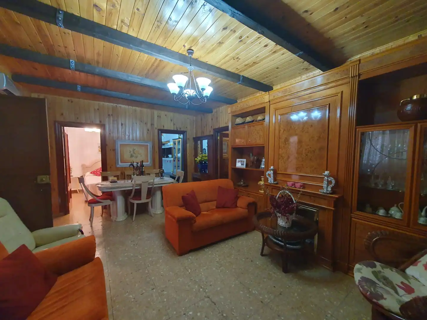 Sala de estar de Casa o chalet en venta en Argamasilla de Calatrava con Aire acondicionado, Jardín privado y Trastero