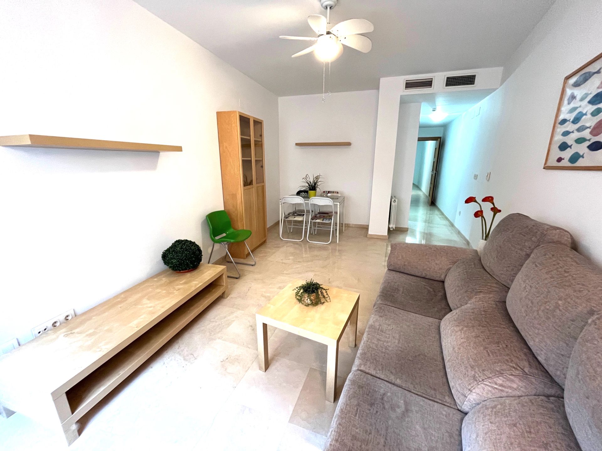 Sala d'estar de Pis de lloguer en Armilla amb Calefacció, Traster i Moblat