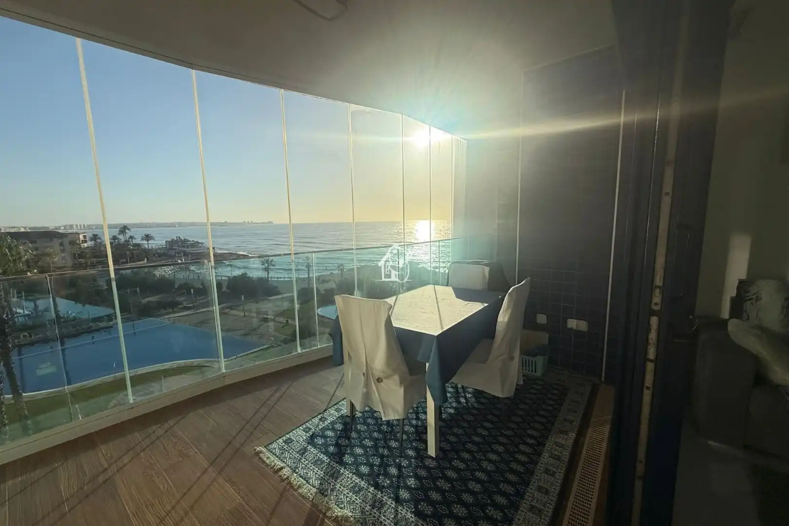 Balcony of Apartments for rent in Torrevieja  with Air Conditioner, Terrace and Swimming Pool