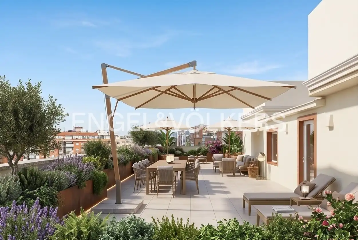 Terrassa de Àtic de lloguer en Madrid amb Aire condicionat, Calefacció i Terrassa