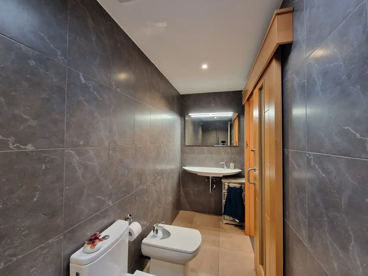 Baño de Finca rústica en venta en Cassà de la Selva con Aire acondicionado, Calefacción y Terraza