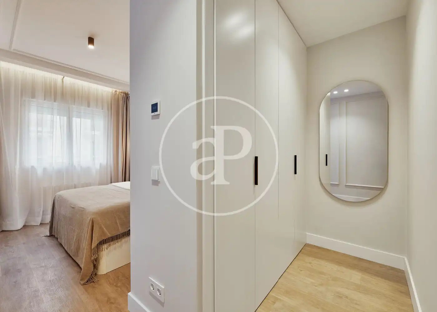 Bedroom of Flat for sale in Madrid  with Air Conditioner, Heating and Terrace