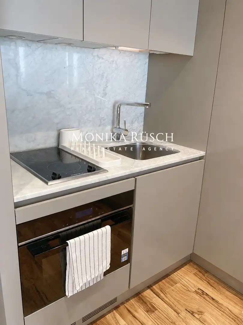 Kitchen of Flat for rent in Barcelona  with Air Conditioner, Heating and Terrace