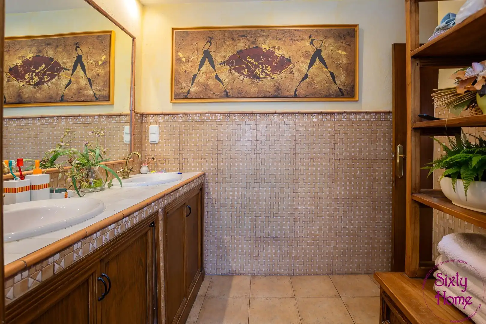 Baño de Casa o chalet en venta en Cadrete con Aire acondicionado, Calefacción y Jardín privado