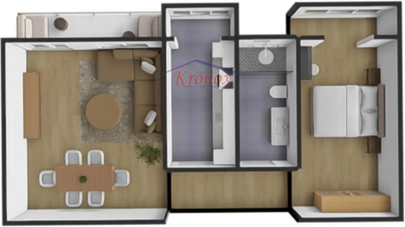Flat with terrace for sale in Puente de Vallecas, imagen 3