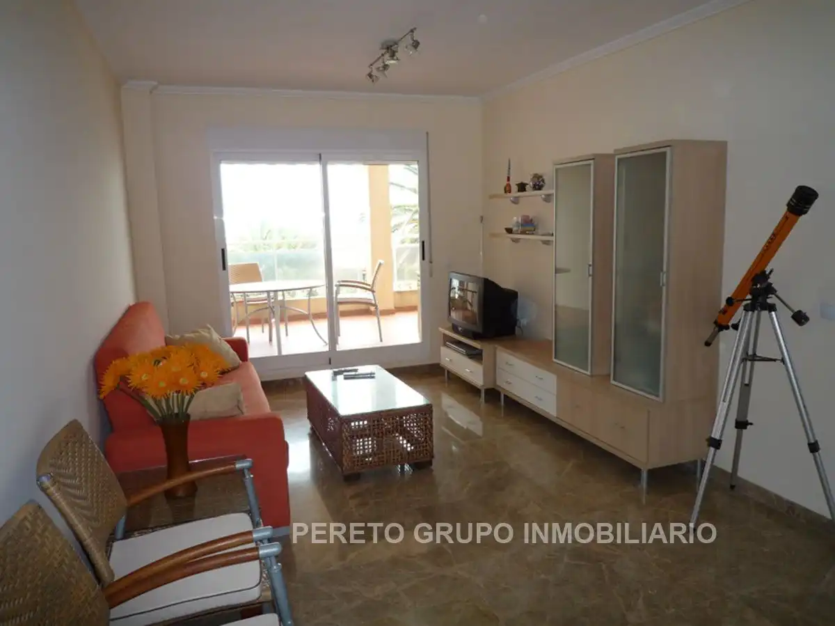 Sala de estar de Apartamento en venta en Dénia con Aire acondicionado, Calefacción y Jardín privado