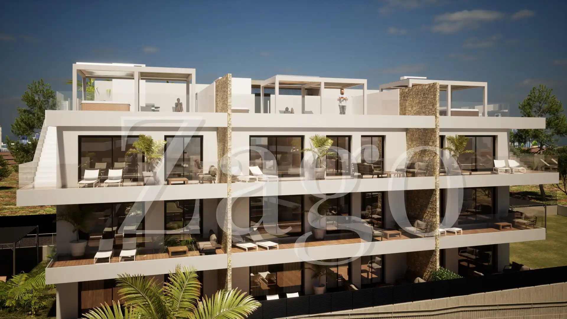 Apartment mit Pool zum Verkauf in Balcón de Finestrat - Terra Marina, imagen 3