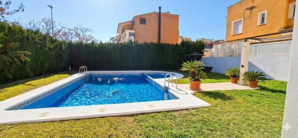 Swimming pool of Single-family semi-detached for sale in Alicante / Alacant  with Private garden, Terrace and Storage room