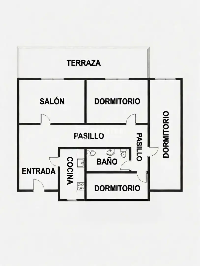 Piso en venta en Alcorcón con Aire acondicionado, Calefacción y Terraza