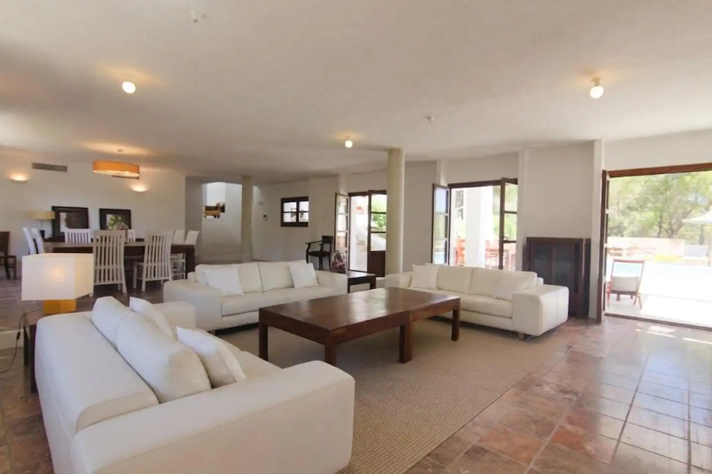 Sala de estar de Casa o chalet en venta en Sant Josep de sa Talaia con Jardín privado, Terraza y Piscina