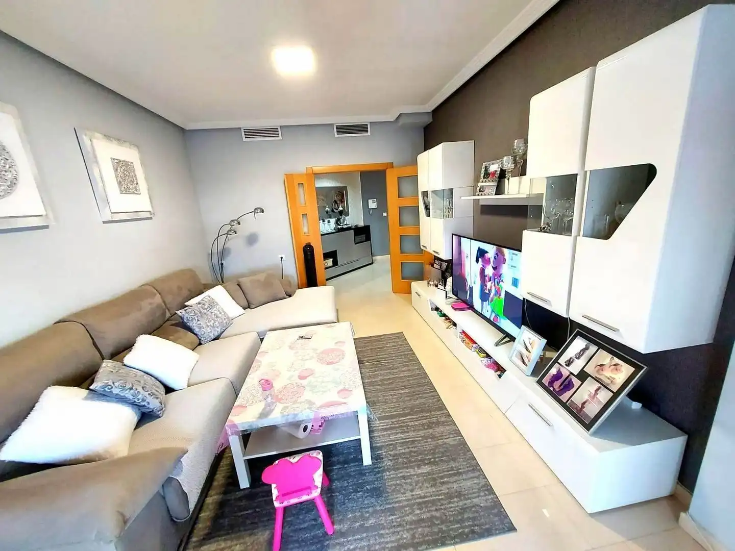 Wohnzimmer von Dachboden zum Verkauf in Calasparra mit Terrasse und Abstellraum