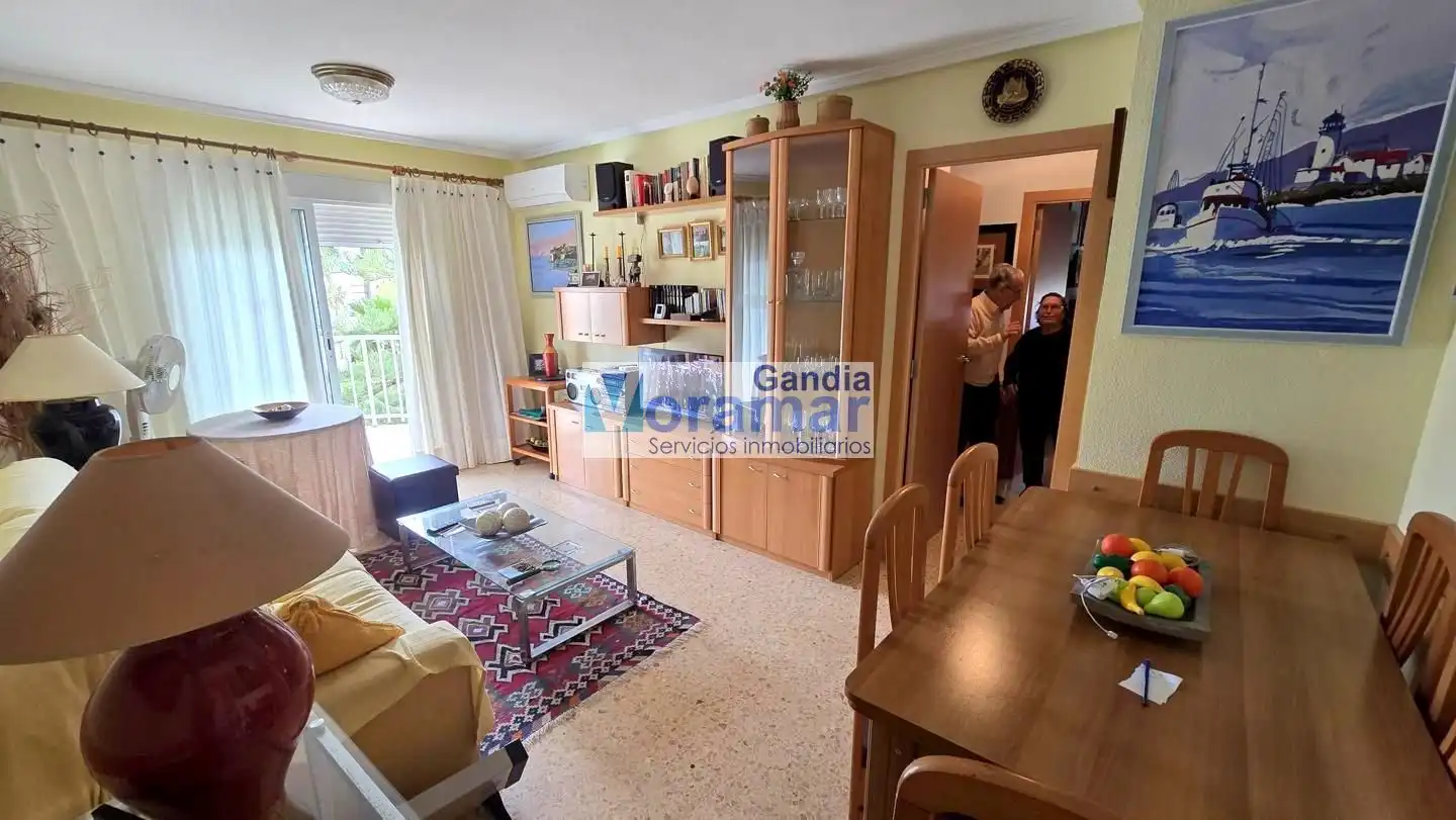 Wohnzimmer von Wohnungen zum Verkauf in Gandia mit Klimaanlage, Terrasse und Möbliert
