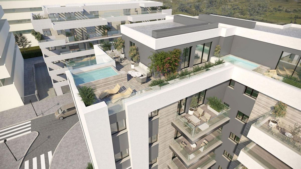 Exterior view of Planta baja for sale in Mijas  with Air Conditioner, Private garden and Terrace