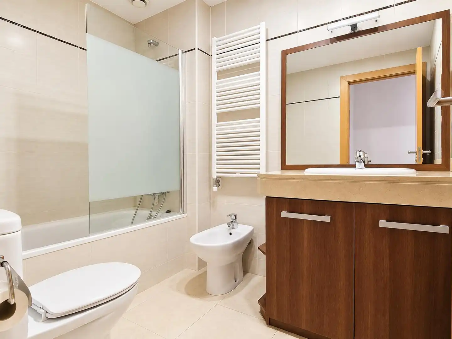 Bathroom of Flat for sale in Sentmenat  with Air Conditioner, Heating and Parquet flooring
