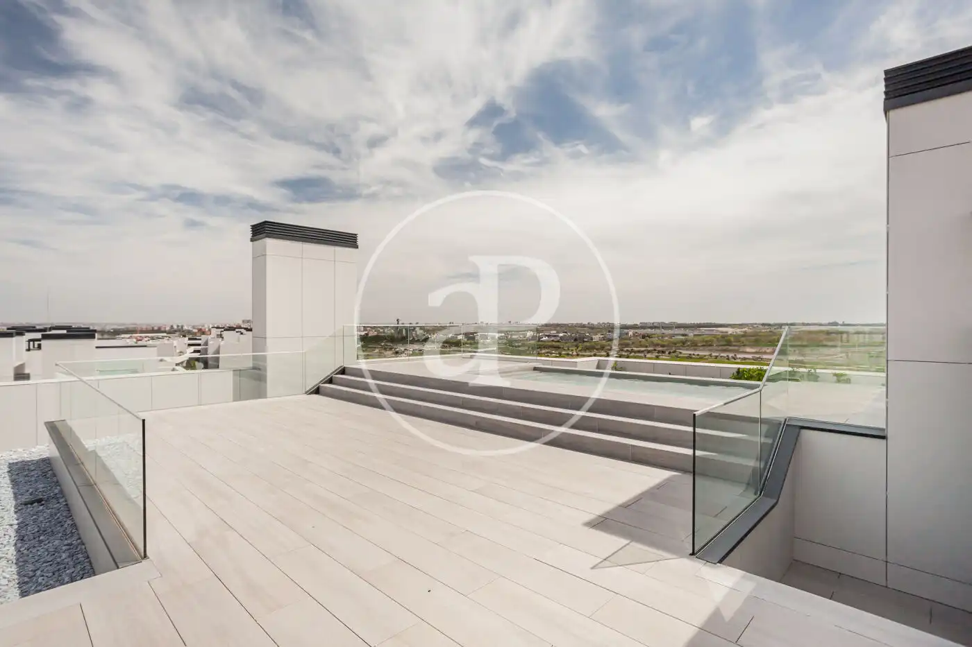 Terrace of Flat for rent in Pozuelo de Alarcón  with Air Conditioner, Heating and Private garden