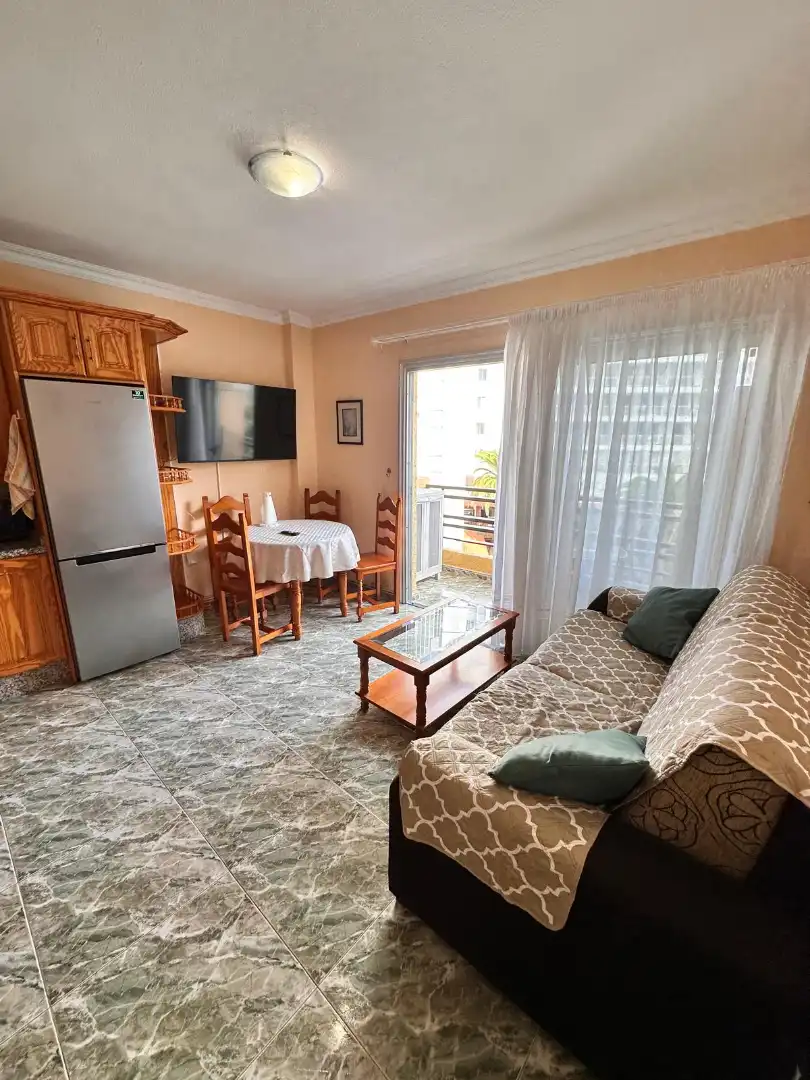 Sala de estar de Piso de alquiler en Puerto de la Cruz con Amueblado y Balcón
